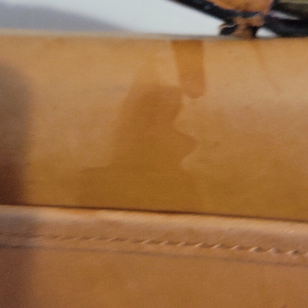 Rafaella Vintage Messenger Soft Leather Camel briefcase Bag - Picture 9 of 13